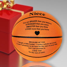 Load image into Gallery viewer, Niece Engraved Basketball Gift