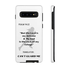 Load image into Gallery viewer, Gridiron Girl Can't Guard Me Cell Phone Case-Black and White