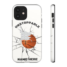 Load image into Gallery viewer, Unstoppable Basketball Phone Case for iPhone or Samsung - Brick Wall