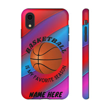 Load image into Gallery viewer, Favorite Season Basketball iPhone Samsung Case -