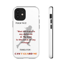 Load image into Gallery viewer, Gridiron Girl Can't Guard Me Cell Phone Case- Red and Gold