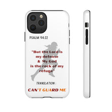 Load image into Gallery viewer, Gridiron Girl Can't Guard Me Cell Phone Case- Red and Gold