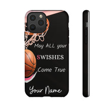 Load image into Gallery viewer, Swishes Girls Basketball IPhone Case