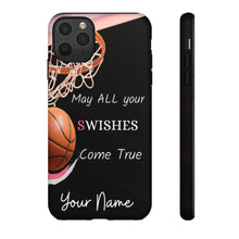 Load image into Gallery viewer, Swishes Girls Basketball IPhone Case