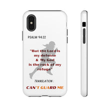 Load image into Gallery viewer, Gridiron Girl Can't Guard Me Cell Phone Case- Red and Gold