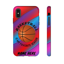 Load image into Gallery viewer, Favorite Season Basketball iPhone Samsung Case -