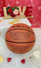 Load and play video in Gallery viewer, To My Love Engraved Basketball