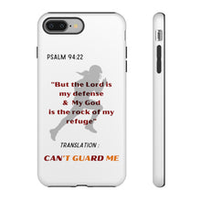 Load image into Gallery viewer, Gridiron Girl Can't Guard Me Cell Phone Case- Red and Gold