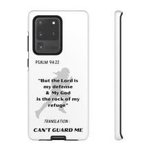 Load image into Gallery viewer, Gridiron Girl Can't Guard Me Cell Phone Case-Black and White