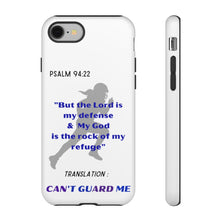 Load image into Gallery viewer, Gridiron Girl Can't Guard Me Cell Phone Case-Purple and Blue