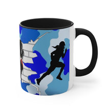 Load image into Gallery viewer, Gridiron Girl Mug - Blue Camo