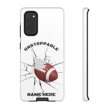 Load image into Gallery viewer, UNstoppable Football iPhone and Samsung Case -White