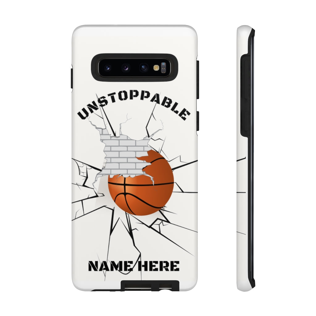Unstoppable Basketball Phone Case for iPhone or Samsung Brick Wall