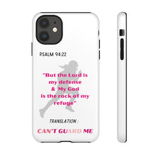 Load image into Gallery viewer, Gridiron Girl Can't Guard Me Cell Phone Case-Pink
