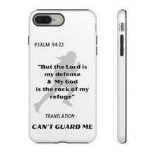 Load image into Gallery viewer, Gridiron Girl Can't Guard Me Cell Phone Case-Black and White