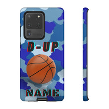 Load image into Gallery viewer, D-Up Blue Camo Basketball IPhone Samsung Case