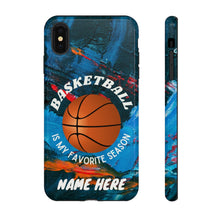 Load image into Gallery viewer, Favorite Season Basketball iPhone Samsung Case - Triple Double