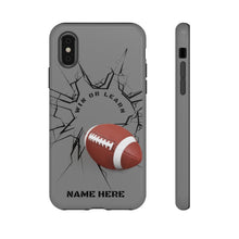 Load image into Gallery viewer, Win or Learn Football IPhone or Samsung Phone Case - Gray