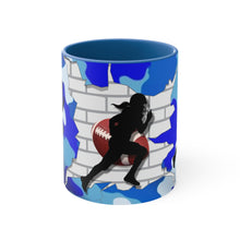 Load image into Gallery viewer, Gridiron Girl Mug - Blue Camo