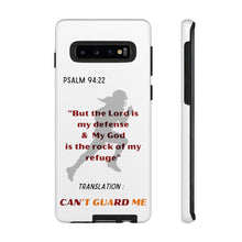 Load image into Gallery viewer, Gridiron Girl Can't Guard Me Cell Phone Case- Red and Gold