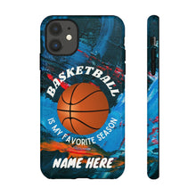 Load image into Gallery viewer, Favorite Season Basketball iPhone Samsung Case - Triple Double