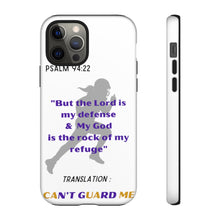 Load image into Gallery viewer, Gridiron Girl Can't Guard Me Cell Phone Case- Purple and Gold