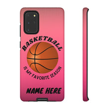 Load image into Gallery viewer, Favorite Season Basketball iPhone Samsung Case - Pink Raspberry
