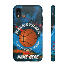 Load image into Gallery viewer, Favorite Season Basketball iPhone Samsung Case - Triple Double
