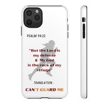 Load image into Gallery viewer, Gridiron Girl Can't Guard Me Cell Phone Case- Red and Gold