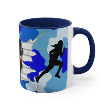 Load image into Gallery viewer, Gridiron Girl Mug - Blue Camo