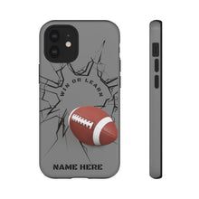 Load image into Gallery viewer, Win or Learn Football IPhone or Samsung Phone Case - Gray
