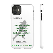 Load image into Gallery viewer, Gridiron Girl Can't Guard Me Cell Phone Case- Green