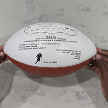 Load and play video in Gallery viewer, To Our Son, Love Mom & Dad Football Gift