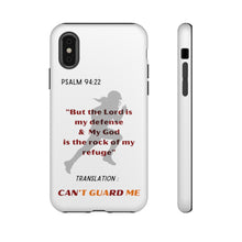Load image into Gallery viewer, Gridiron Girl Can't Guard Me Cell Phone Case- Red and Gold