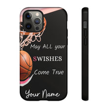 Load image into Gallery viewer, Swishes Girls Basketball IPhone Case