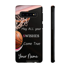 Load image into Gallery viewer, Swishes Girls Basketball IPhone Case