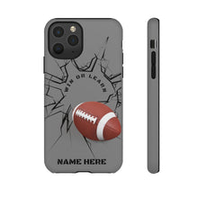 Load image into Gallery viewer, Win or Learn Football IPhone or Samsung Phone Case - Gray