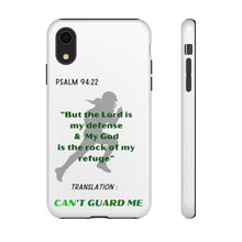Load image into Gallery viewer, Gridiron Girl Can't Guard Me Cell Phone Case- Green