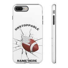 Load image into Gallery viewer, UNstoppable Football iPhone and Samsung Case -White