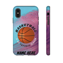 Load image into Gallery viewer, Favorite Season Basketball iPhone Samsung Case - Tidal