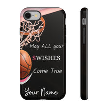 Load image into Gallery viewer, Swishes Girls Basketball IPhone Case