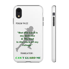 Load image into Gallery viewer, Gridiron Girl Can't Guard Me Cell Phone Case- Green