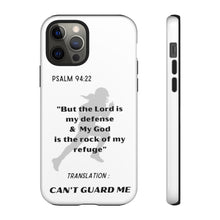 Load image into Gallery viewer, Gridiron Girl Can't Guard Me Cell Phone Case-Black and White