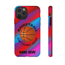 Load image into Gallery viewer, Favorite Season Basketball iPhone Samsung Case -