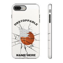 Load image into Gallery viewer, Unstoppable Basketball Phone Case for iPhone or Samsung - Brick Wall