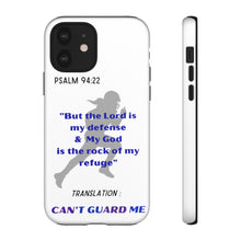 Load image into Gallery viewer, Gridiron Girl Can't Guard Me Cell Phone Case-Purple and Blue