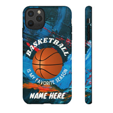 Load image into Gallery viewer, Favorite Season Basketball iPhone Samsung Case - Triple Double