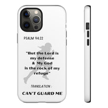 Load image into Gallery viewer, Gridiron Girl Can't Guard Me Cell Phone Case-Black and White