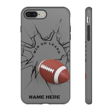 Load image into Gallery viewer, Win or Learn Football IPhone or Samsung Phone Case - Gray