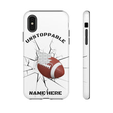Load image into Gallery viewer, UNstoppable Football iPhone and Samsung Case -White